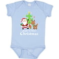 thumbnail image 3 of Inktastic Baby's 1st Christmas with Santa Reindeer and Tree Boys or Girls Baby Bodysuit, 3 of 5