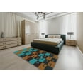 thumbnail image 4 of Ahgly Company Indoor Rectangle Patterned Sea Green Novelty Area Rugs, 5' x 8', 4 of 6