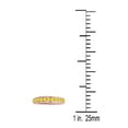 thumbnail image 2 of AoneJewelry 14K Rose Gold 0.50 Carat Yellow Diamond Engagement Wedding Band, 2 of 5