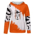 thumbnail image 4 of WEIWEN Halloween Hoodies for Women Funny Yes I Can Drive A Stick Witch Broom Print Halloween Sweatshirt for Women Color Block Hooded Pullover Tops Womens Fall Fashion Clothing White, XXL, 4 of 4