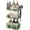 Green, variant on 2 Tier Bathroom Organizer Countertop Makeup Perfume Tray Skincare Organizer for Bathroom Dresser Vanity (Green)