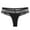 Black, variant on Thongs for Women, Lace Stretchy Spandex Underwear