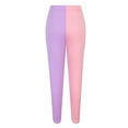 thumbnail image 5 of NTACZA Pink Fall Pants Women Color Block Workout Sweatpants Drawstring Loose Fitting 2pc Joggers Lady Trousers S, 5 of 8