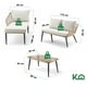 thumbnail image 5 of Sala L Esquinera Jardín Mimbre Ratán Sillón + Mesa Exterior, 5 of 9