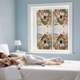 thumbnail image 3 of Birdhouse Vintage Privacy Window Film, Decorative Frosted Glass Window Film, Spring Floral Birds Botanical Reusable Peel and Stick Static Cling for Home Bathroom Office Glass Door 17.7"x39.3", 3 of 8
