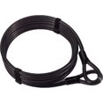 thumbnail image 1 of Cable de acero de seguridad con extremos en forma de bucle, alambre de acero trenzado de alta resistencia, revestimiento de vinilo de 12 mm de espesor para máxima seguridad, 1 of 4