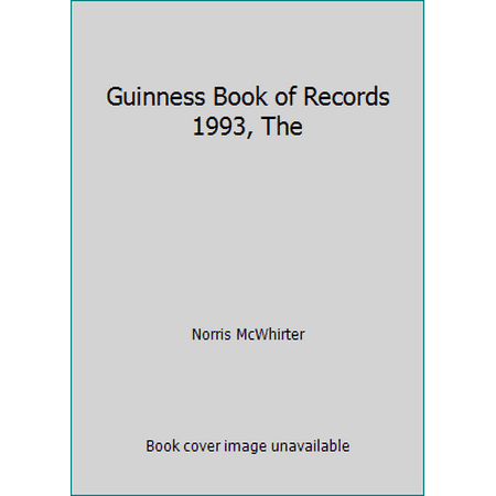 Guinness Book of Records 1993, The, Used [Mass Market Paperback]