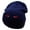 Navy, variant on Spooky Eyes Embroidered 12 Inch Long Knitted Beanie - Black OSFM