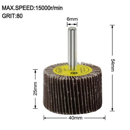 

Sanding Flap Wheel Disc Abrasive Grinding Wheel Polishing Tools 6mm Shank