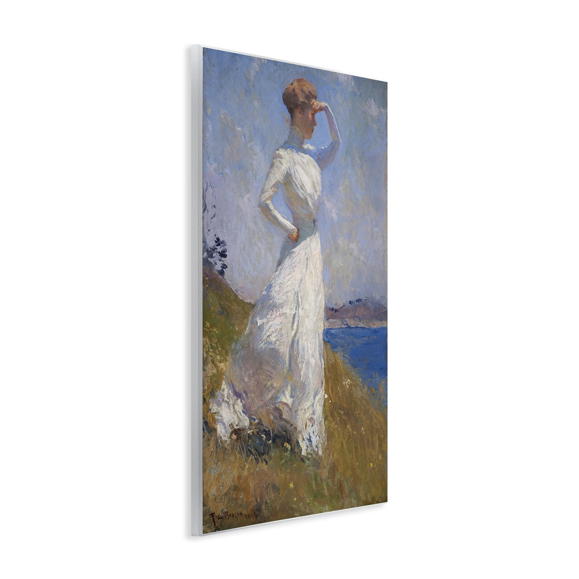 Stupell Industries Classical Woman in Sunlight People Painting Unframed Art Print Wall Art, 10 x 15