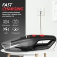 thumbnail image 6 of Loheer Car Vacuum Cordless, Portable Handheld Vacuum Cleaner, Rechargeable with 2 Stainless Filter, 6 of 7