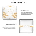 thumbnail image 5 of Picia Wheat Pattern Tissue Box Cover,PVC Leather Square Holder,Tissue Box Holder with Magnetic Bottom,Facial Paper Organizer Dispenser-5.2"X5.2"X5.2", 5 of 8