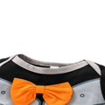 thumbnail image 4 of Baby Boy’s Halloween Funny Printed Long Sleeve Romper with Cap, 4 of 8