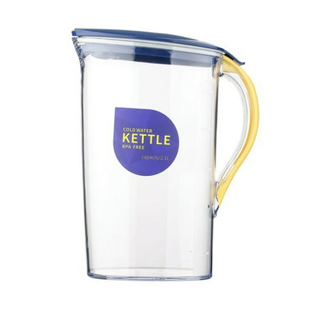 

AdXKenry Glass Spray Bottles Plastic Water Pitcher With Lid 71 Oz Great For Juice Milk Beverage Cold Tea Iced Tea
