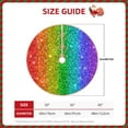 thumbnail image 2 of Sikiie Glitter Rainbow Nativity Christmas Tree Skirt, Jesus Christian Winter Holiday Tree Mat Decoration(30-48IN)36", 2 of 6
