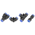 thumbnail image 4 of Accesorios rápidos Ticfox 40 piezas Conector de empuje neumático de manguera de aire de 6 mm, 4 of 13