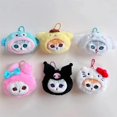 thumbnail image 2 of Sanrio-Llavero de peluche de Hello Kitty, Mofusand, tiburón, gato, muñeco de peluche, juguetes, Kuromi, BILLETERA, Cinnamoroll, bolsa colgante, bolsa para auriculares, regalos, 2 of 4