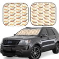 thumbnail image 1 of Vsdgher Dachshund Print Car Windshield Sun Shade, Reflective Sunshade Window Sunshade Sun Visor Protector Fit for Cars,Trucks,SUVs-Small, 1 of 6