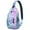 Sky-blue-10, variant on Vintage Tie Dye Crossbody Sling Bag for Men & Women - Rainbow Bohemian Watercolor Chest Backpack with Anti-Theft Design - Spacious Travel-Ready Daypack for Hiking, Biking, Outdoor Adventures