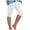 White, variant on Jamsmile Womens Leggings Long Pants Lace High Waisted Slim Stretchy Spring Cropped Pants Stretchy Tummy Control Pants
