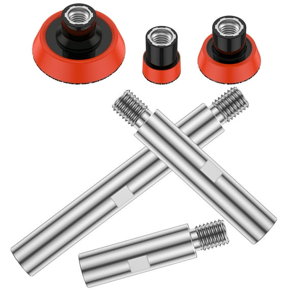 TMWEFUSC 3Pcs Angle Grinder Extension Shaft Set 5/8inch-11 Metal Angle Grinder Rotary Connecting Rod M14 Angle Grinder Extension Connection Rod