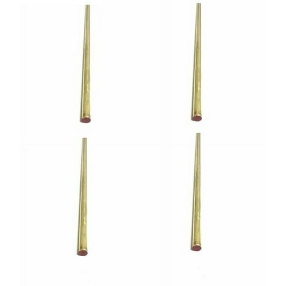 1/4" .25" C360 Brass Solid Round Bar Rod H02 12" 4 Pieces