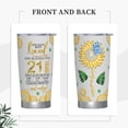 thumbnail image 5 of 21st Birthday Gifts for Her/Women, Gifts for 21 Year Old Girl Tumbler 20oz, 21st Birthday Gift Ideas, 21st Birthday Gifts for Her Mug, 21st Birthday Tumbler, 21st Birthday Decorations for Her, 5 of 6