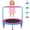 Fuchsia, variant on Cochan 36inch Mini Trampoline for Kids, 3FT Small Indoor Trampoline with Handlebar Ages 1-6, Foldable Kids Trampoline for Toddlers, Brithday Gift for Boy and Girl