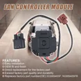 thumbnail image 2 of 3C0959455F Radiator Cooling Fan Control Module For VW GTI Golf Jetta AUDI A3 TT, 2 of 5