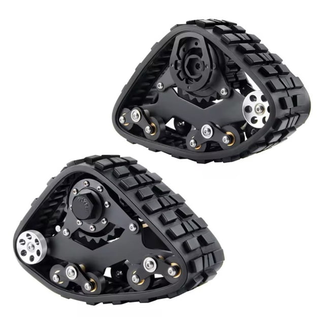 mmirethe Metal Wear-resistant Wheel Rims Tyre For 1/10 Axial SCX10 Crawler Black