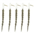 thumbnail image 1 of Liquidación de Black Friday! Sonbest Adornos de carámbanos para colgar transparentes para árbol navideño o decoración de boda de 6/8 pulgadas, decoración de fiesta de invierno DIY, oro Speravity  SH1104-174, 1 of 7