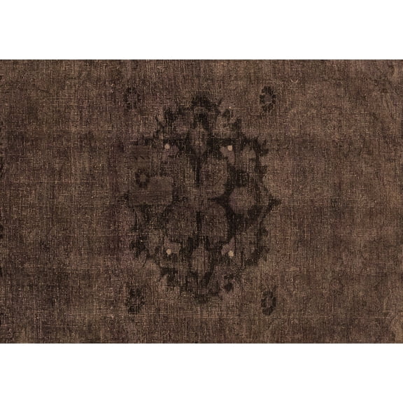 Ahgly Company Indoor Rectangle Abstract Brown Modern Area Rugs, 3' x 5'