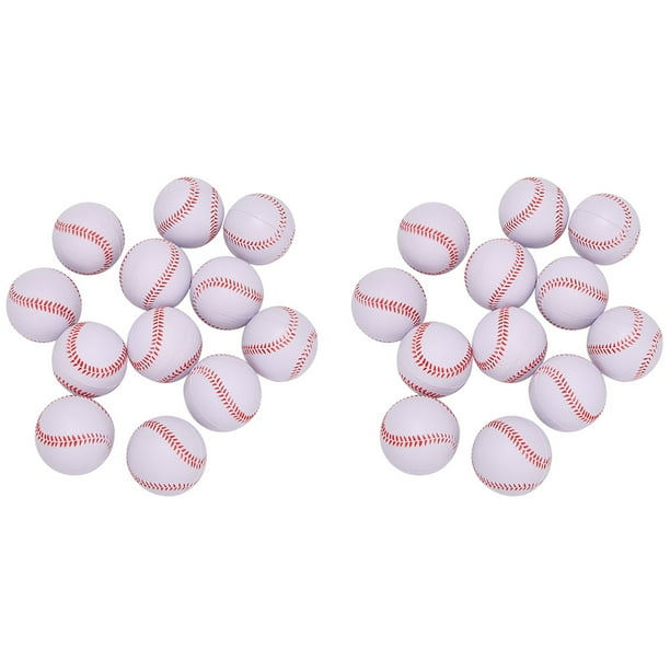 Paquete de 24 Softbol de Espuma de BéIsbol Bola de Bateo Deportiva de Entrenamiento de Jóvenes Adultos de 9 Pulgadas para Entrenamiento de Captura de Lanzamiento de Juego