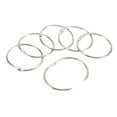 thumbnail image 1 of Unique Bargains 2.4' OD 2.2' ID Loose Leaf Rings Binder Ring, Silver, 12 Count, 1 of 5