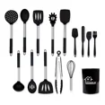 thumbnail image 4 of Set Utensilios De Silicón Y Acero Inoxidable KITCHENES 15 Piezas Negro, 4 of 8