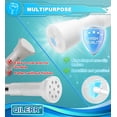 thumbnail image 3 of QILERR Tension Rods 28 to 48 Inches, Upgrade Spring Shower Curtain Rod, Heavy Duty Adjustable Curtain Extension Rods Tension Rods for Windows, Kitchen, Bathroom, Cupboard, Wardrobe, White, 3 of 8