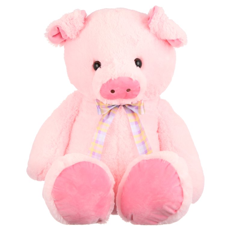 Huge Pink Pig Plush Basket – TwistedAllure