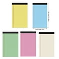 thumbnail image 3 of 4 Pcs Pocket Notepads Writing Paper Lined Paper Pad Scratch Book Tearable Legal Pad Office Supplies, 3 of 9