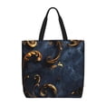 thumbnail image 1 of Easygdp Elegant Gold Scrollwork Bolsa Tote para Mujer, Bolso de Hombro para Trabajo, Playa, Viajes, Compras y Supermercado, 1 of 7