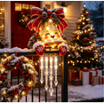 thumbnail image 6 of Winter Glow Christmas Bell Icicle Light Decor, Christmas Snowman Porch Decoration with Glowing Icicle Lights, Festive Outdoor Winter Accent for Entrance, Railing and Home,Christmas Decorations, 6 of 6