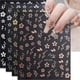 thumbnail image 1 of Flower Nail Art Stickers, Cherry Blossoms Nail Decals 3D Self-Adhesive Rose Gold White Sliver Gold Cherry Blossom Spring Nail(4Sheets), 1 of 4