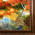 thumbnail image 3 of La Pastiche  Celito Medeiros 'Autumn Landscape' Hand Painted Oil Reproduction, 3 of 5