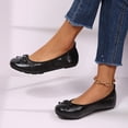 thumbnail image 6 of Rexoro Women Ballet Flats Elastic Round Toe Bow Foldable Dance Shoes Comfort Casual, 6 of 7