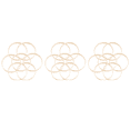 thumbnail image 2 of 30 Pcs Anneaux Attrape-Rêves en Bois Bambou Anneaux Ronds Anneaux en Macramé pour Attrape-Rêves Bricolage 27cm, 2 of 7