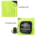 thumbnail image 4 of Sports Motorcycle Reflective Vest High Visibility Fluorescent Cycling Safety Vest Racing Sleeveless Jacket Motorcycle Gear (XXXL), 4 of 8
