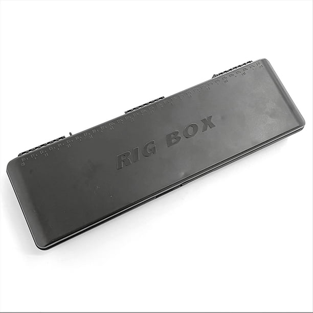 Caja de Almacenamiento Magnética de Plástico Grande y Segura para Pesca de Carpas, 34,5 cm, con Sedal y Accesorios de Pesca.