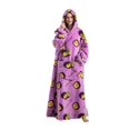 thumbnail image 4 of Sudadera con capucha superlarga para hombre y mujer, pijama de forro polar cálido de gran tamaño, manta gigante con mangas, Jersey, ropa de estar por casa para fiesta, 4 of 4