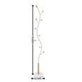 thumbnail image 6 of CoSoTower Metal Whtie and Oak Standing Coat Rack, 6 of 6