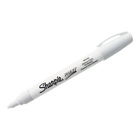 Sharpie Paint - Marker - permanent - white - oil-based ink - medium 