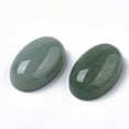 thumbnail image 2 of 2pcs Green Aventurine Cabochons Oval 30x20x11mm, 2 of 3